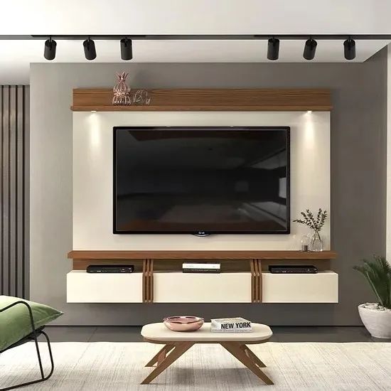 Painel Lodi c/ Porta Basculante e LED p/ TV até 70'-Entrega e montagem grátis p/ Fortaleza