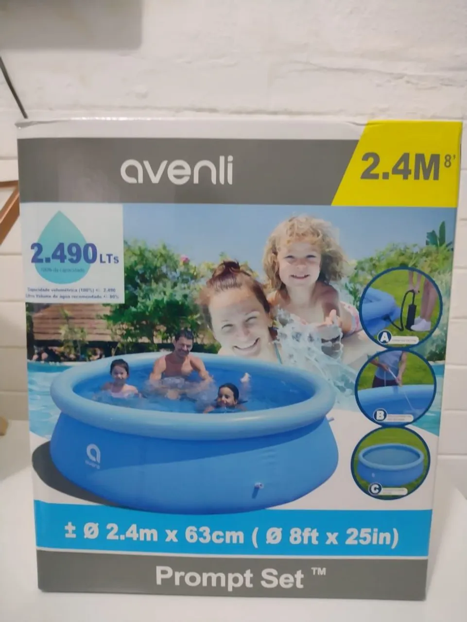 Piscina Inflável Avenli 2.490 litros nova lacrada