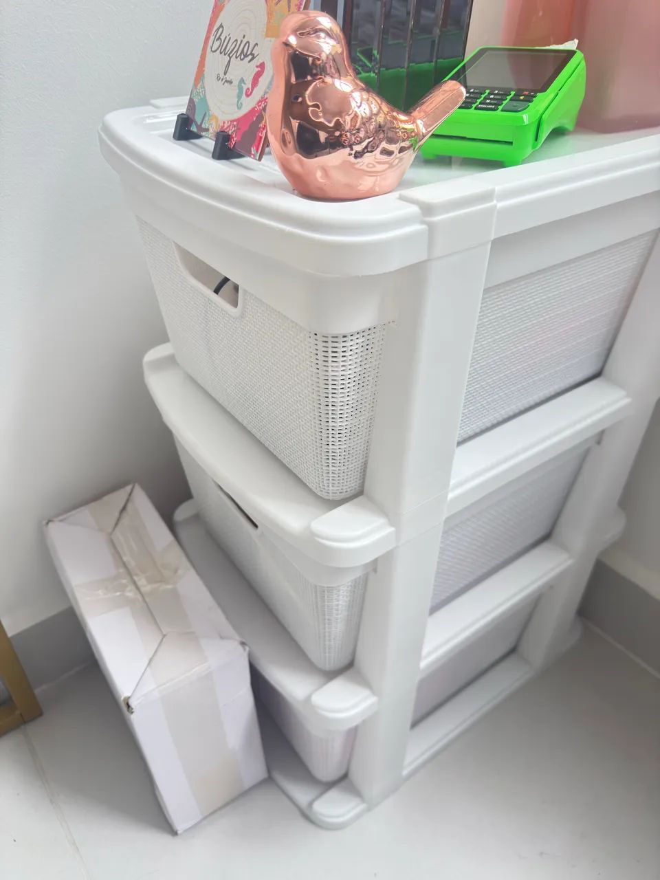 Gaveteiro branco NOVO 90,0064840828101762120