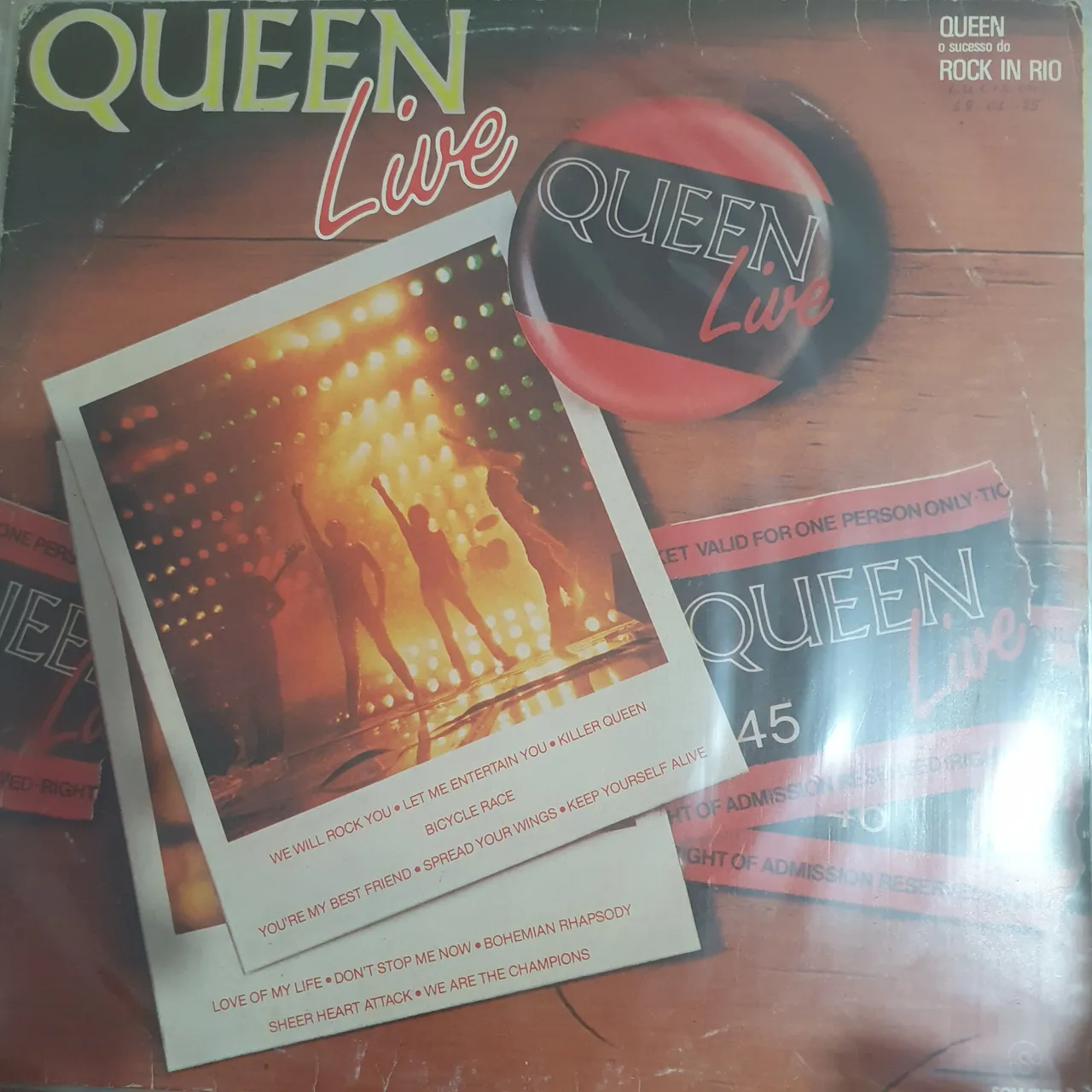 Queen Live - Rock In Rio - Disco de Vinil
