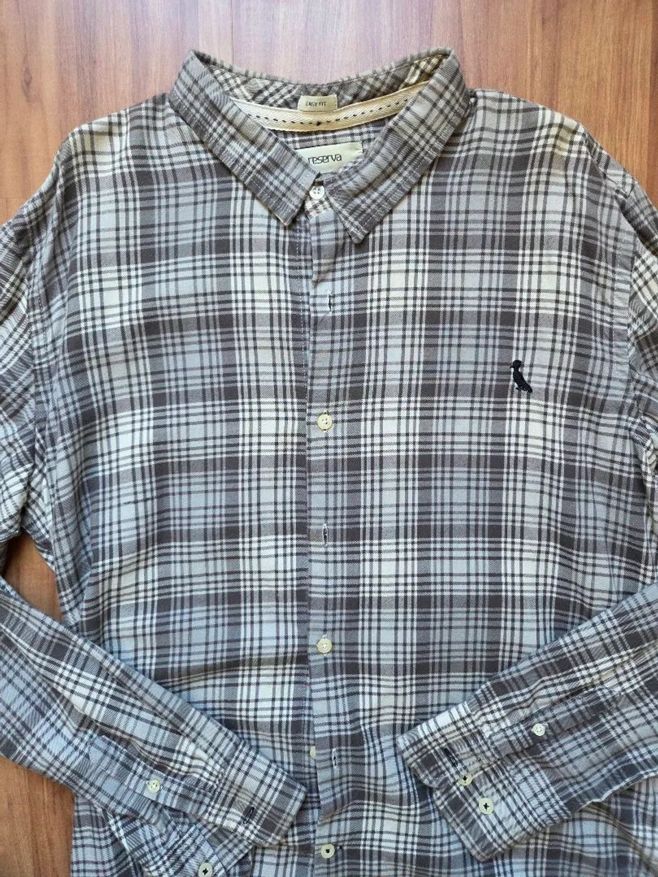 Camisa Xadrez Manga Longa - Reserva - Foto 2
