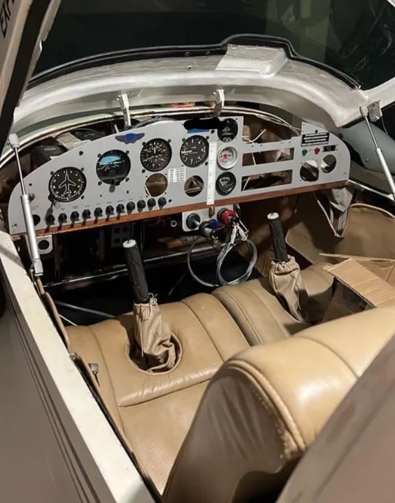 VENDE-SE AVIÃO MONOMOTOR KR2S PARA TERMINAR REFORMA  - Foto 3