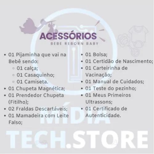 Boneca Reborn Realista com Acessórios - Foto 3