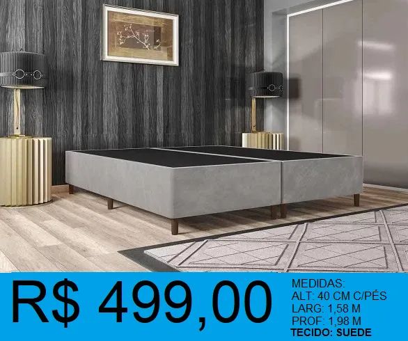 Base box queen size - REFORÇADA - Entrega e montagem gratis - Foto 5