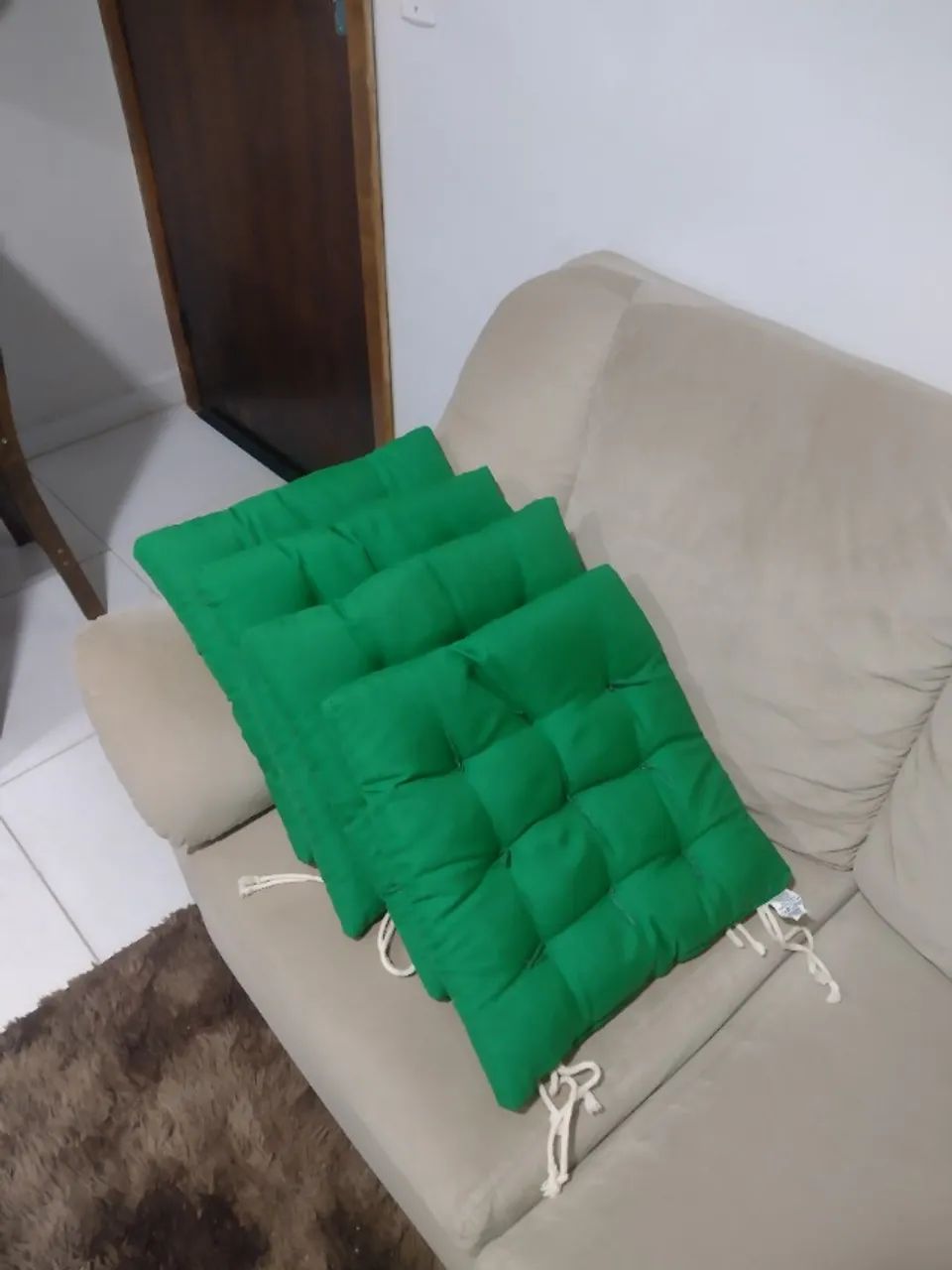 Conjunto de Almofadas - 8 peças (seminovas) - Foto 5