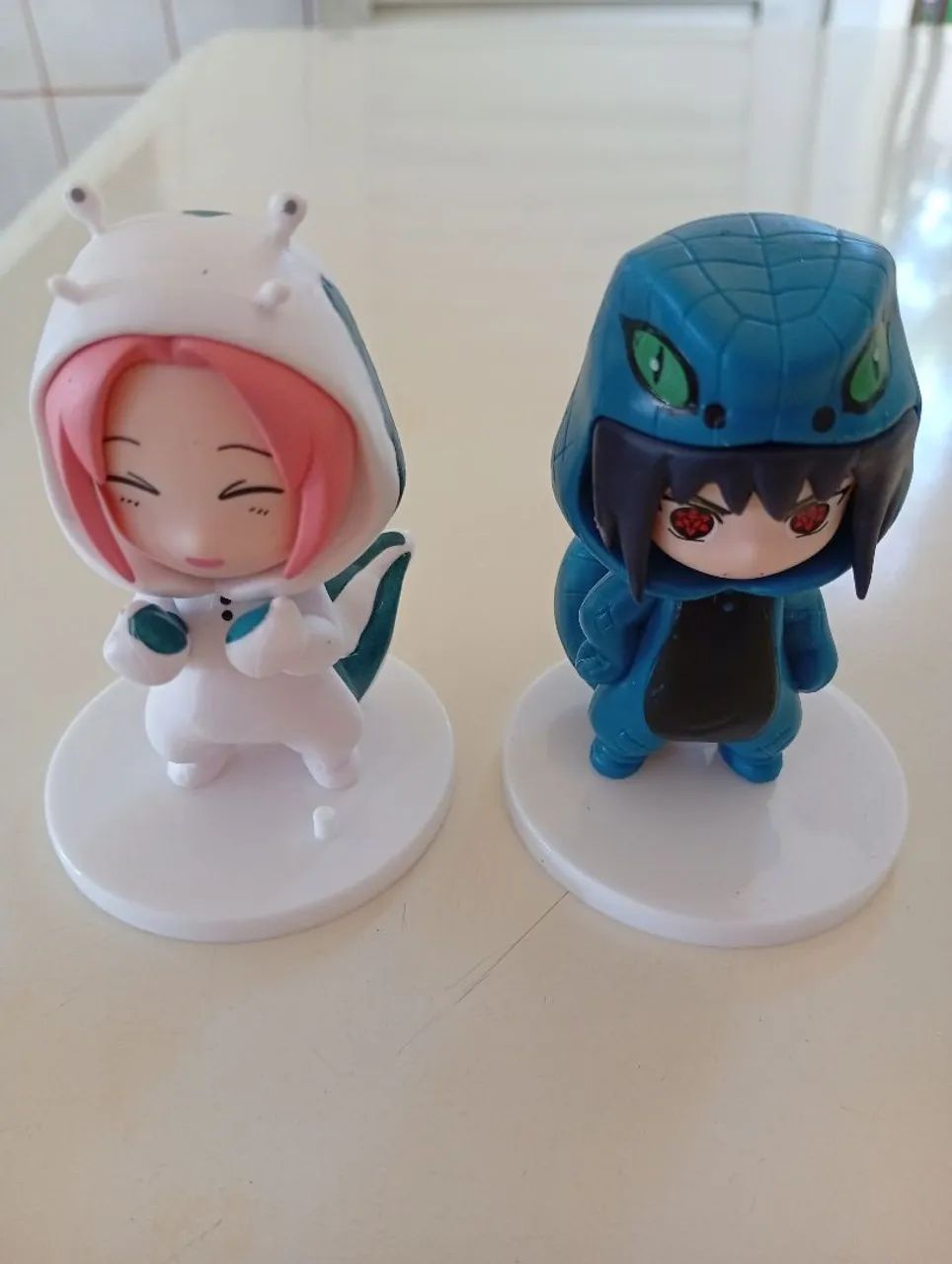 Bonecos Naruto com pijama 