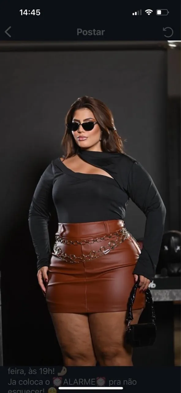 Saia e Blusa Fashion