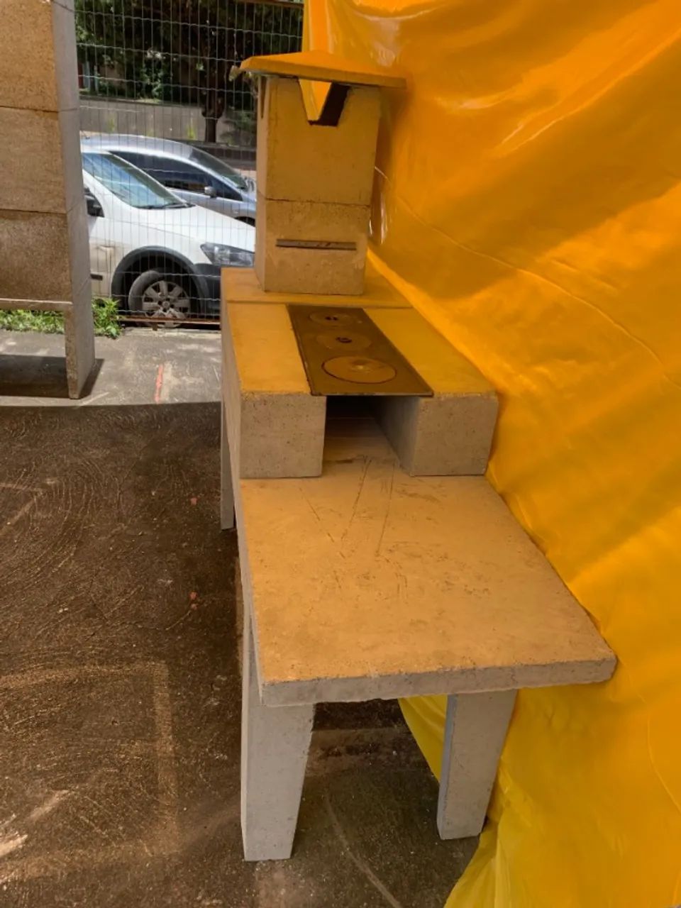 Fogão a lenha pré moldado - Foto 4