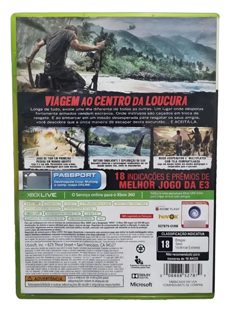 Far Cry 3 Original Xbox 360 | Mídia Física - Foto 3