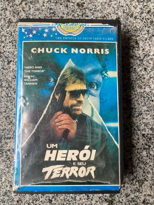 Vhs, Fita Cassete do filme Um Herói E Seu Terror - Chuck Norris 