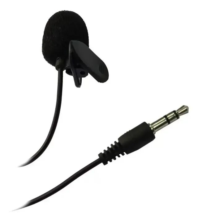 Microfone Lapela Com Fio P2 Jh-043 Para Vídeos E Áudio - Foto 2