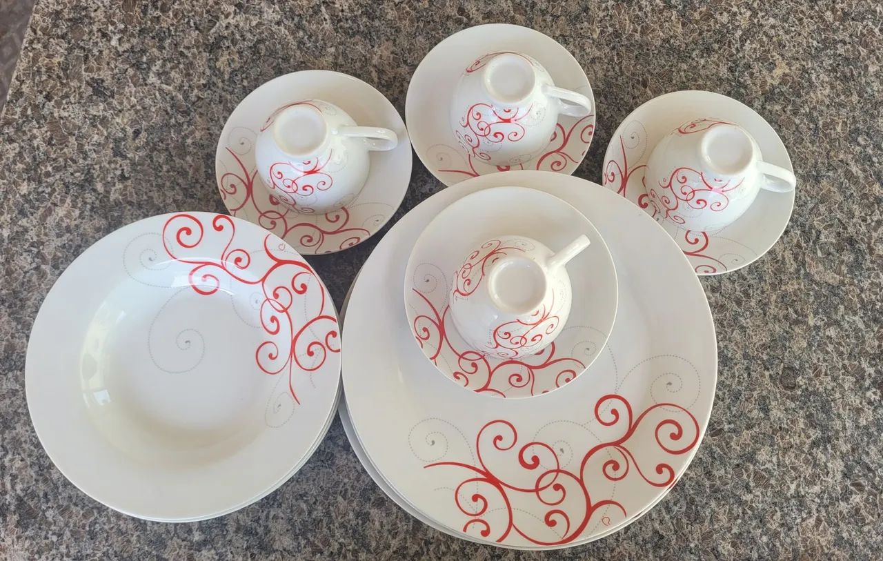 Aparelho de Jantar 16 peças em Louça  - Foto 2