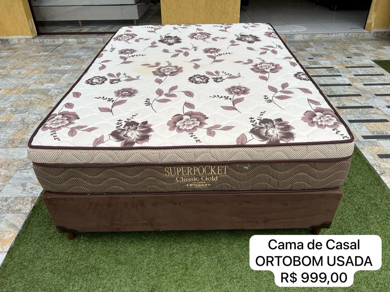 Cama de Casal Ortobom Usada