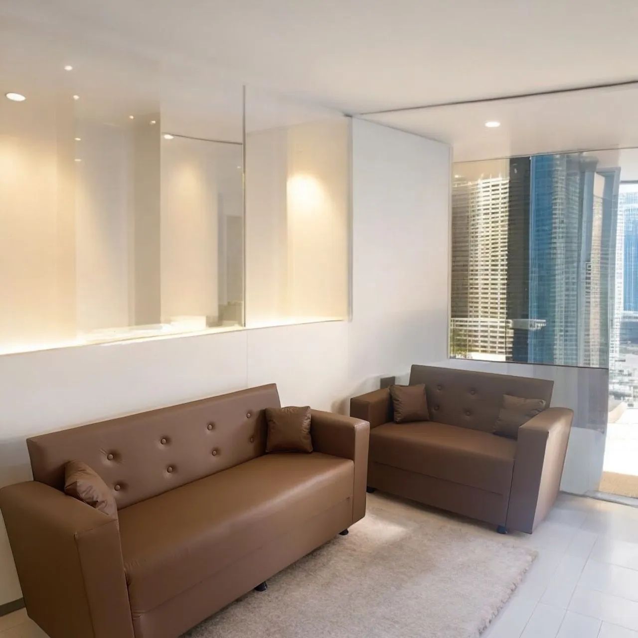 CONJUNTO DE SOFÁS  3 e 2 lugares, BRINDE 4 ALMOFADAS! - Foto 4