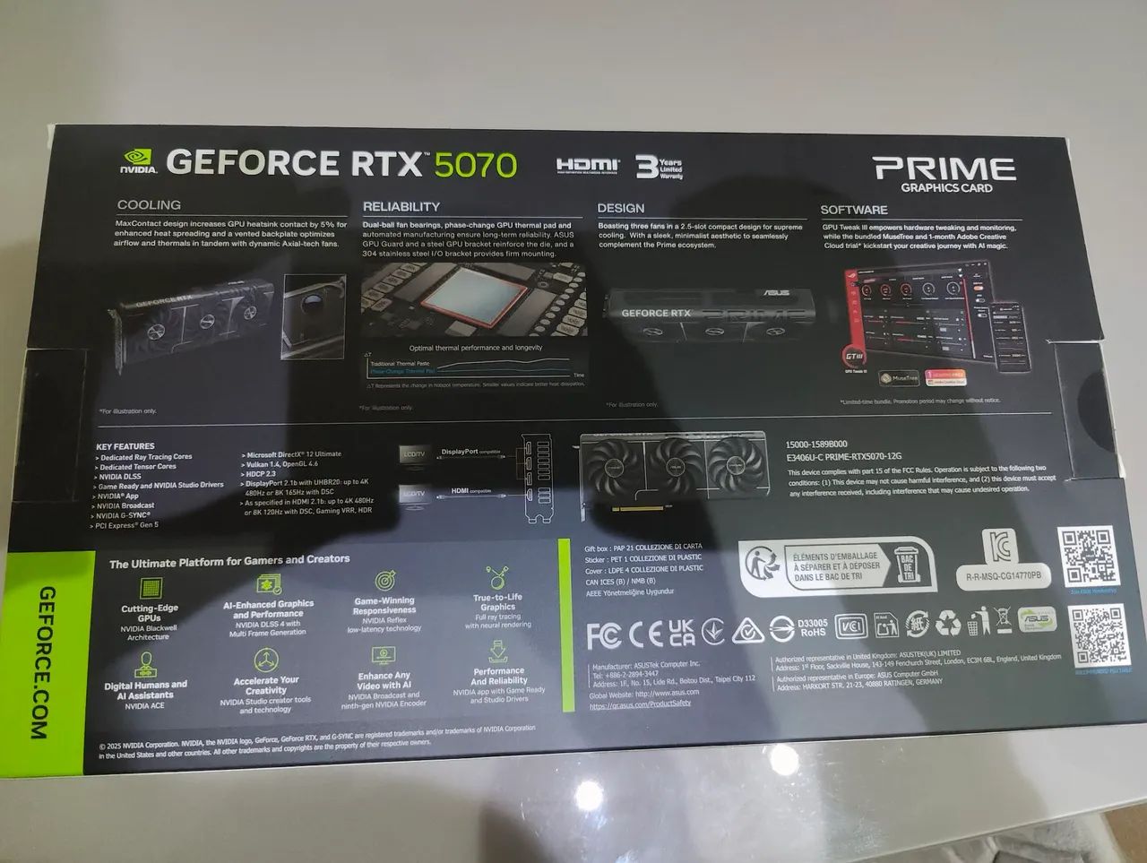 Rtx 5070 ASUS Prime 12GB - Foto 2