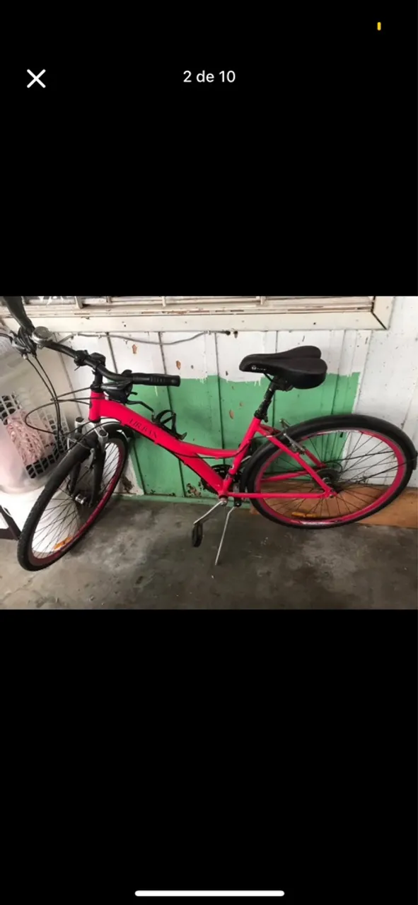 bicicleta rosa