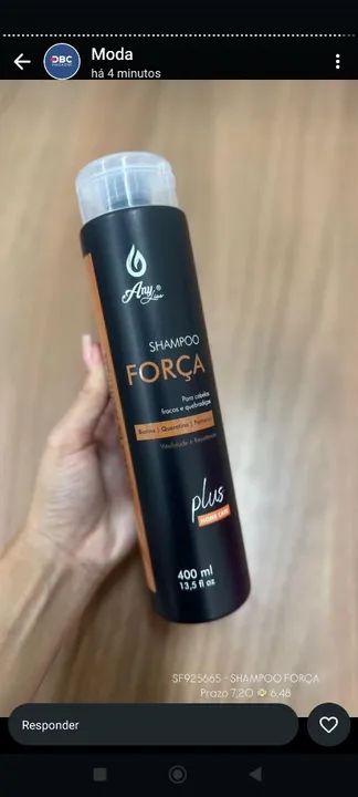Shampoo Any Força Plus 400ml