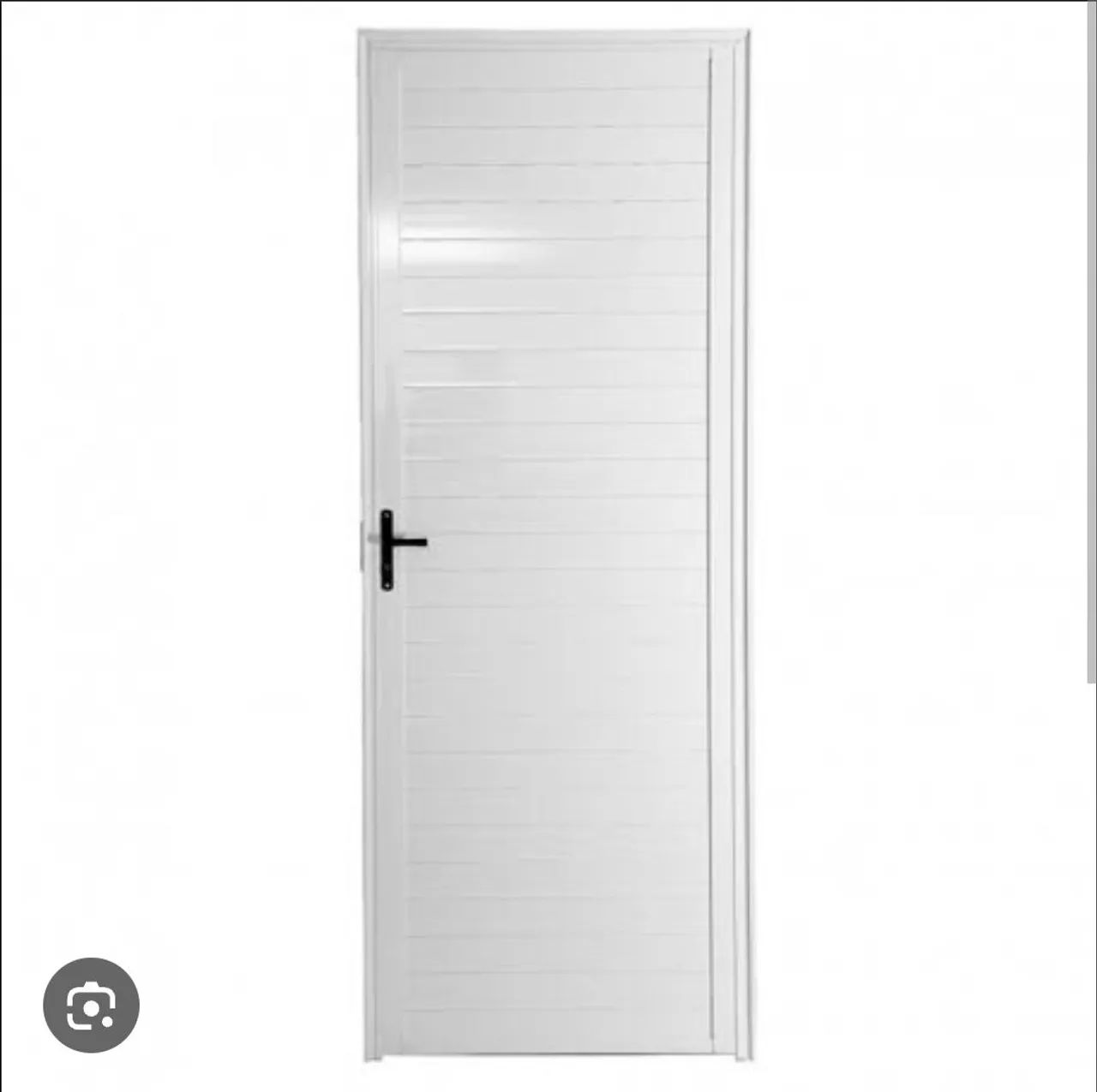 Portas e portão de alumínio preto e branco - Foto 2