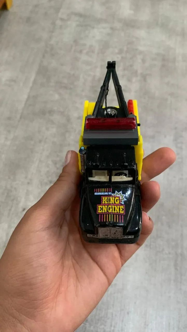 Carrinho de ferro Guincho king Engine anos 9064842119255937121