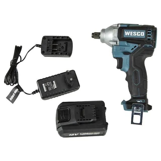 CHAVE DE IMPACTO A BATERIA Wesco WS2382K2 2 BATERIAS 18v - Foto 5