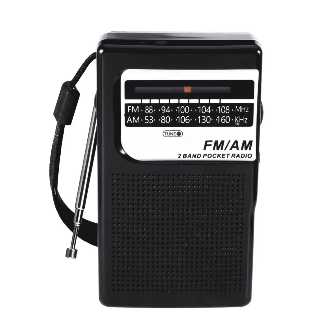 Rádio FM/AM Portátil - 2 Bandas