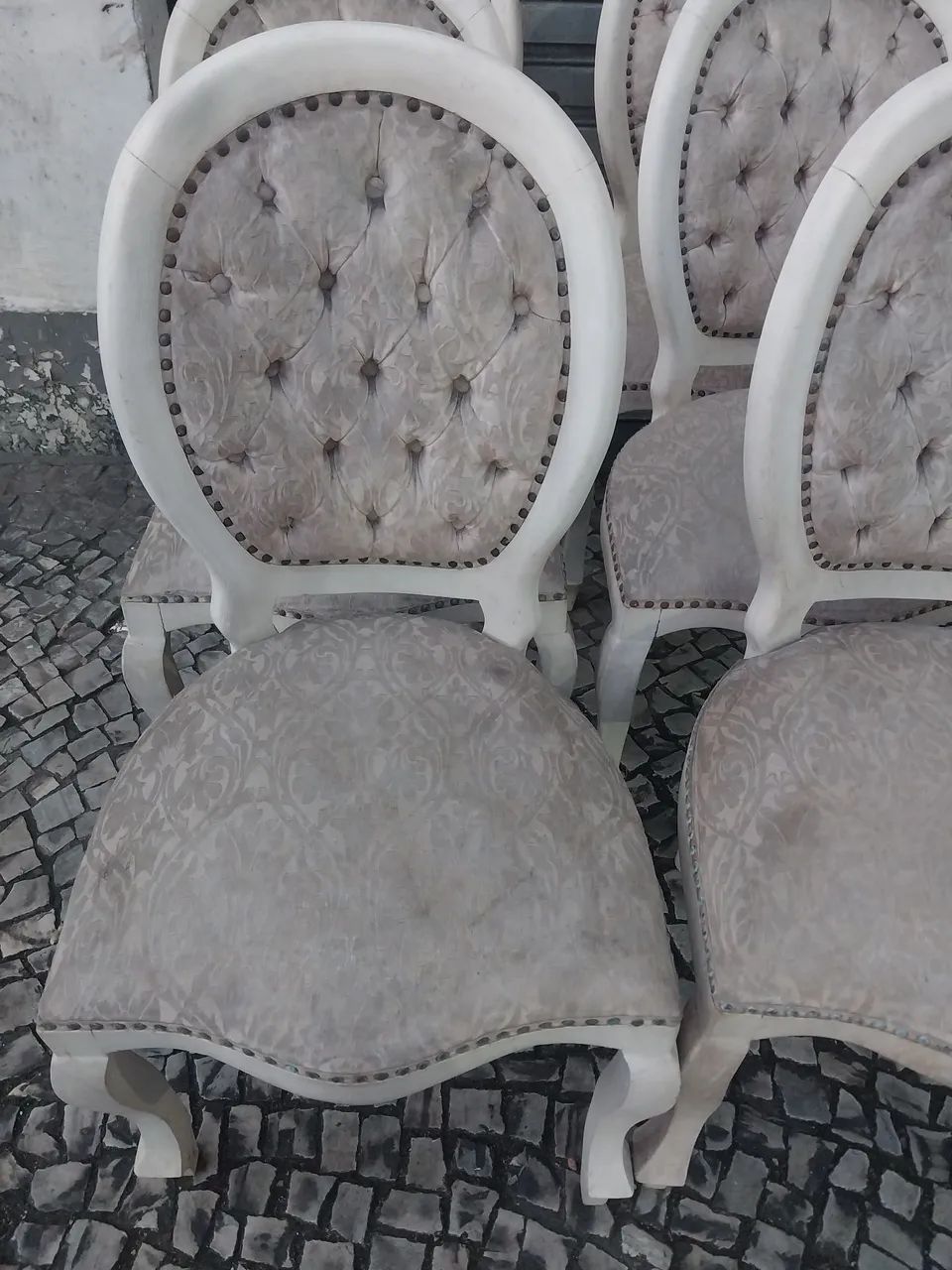 6 POLTRONAS MEDALHÃO  - Foto 2