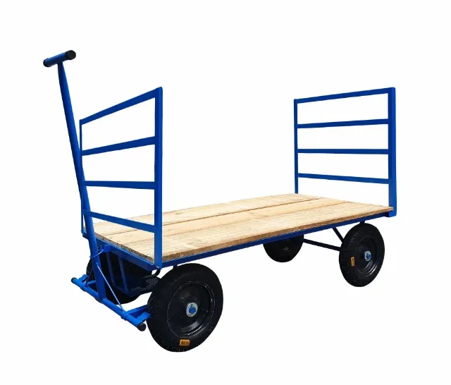 Carro plataforma com sistema de 5ª roda com 2 abas 400kg