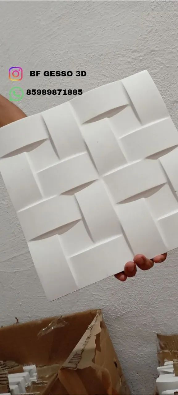 PLACAS DE GESSO 3D Mosaico 