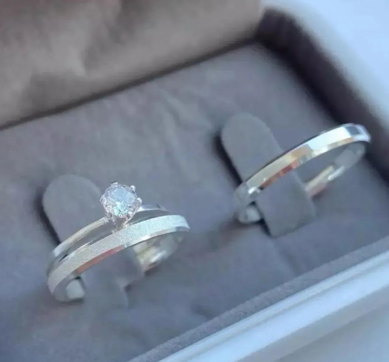 Aliança de Prata 950 - Foto 4