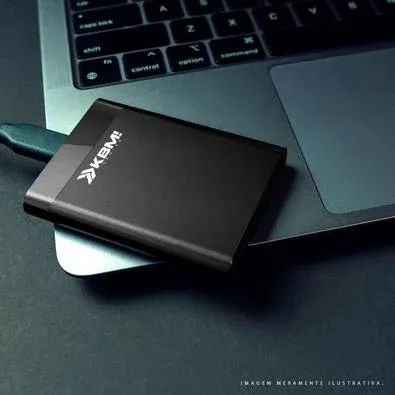 [Novo] SSD Externo 2TB KBM! GAMING, Portátil, USB & USB-C Leitura 390MB/s Gravação 360MB/s - Foto 4