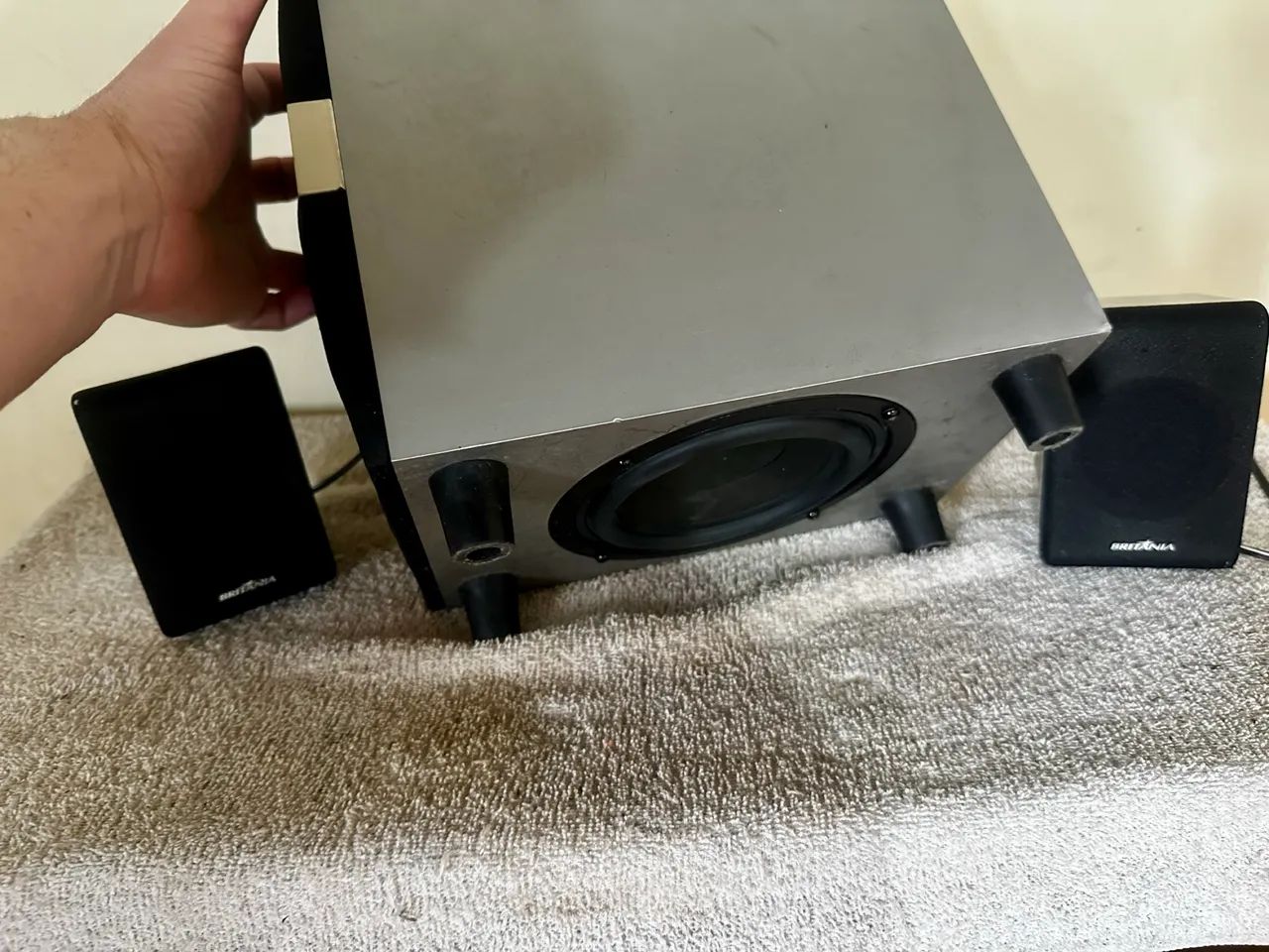 Caixa de som trio subwoofer. - Foto 3