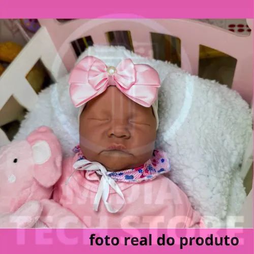 Boneca Reborn Realista com Acessórios
