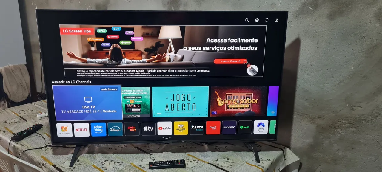 Smart TV LG 50" modelo novo