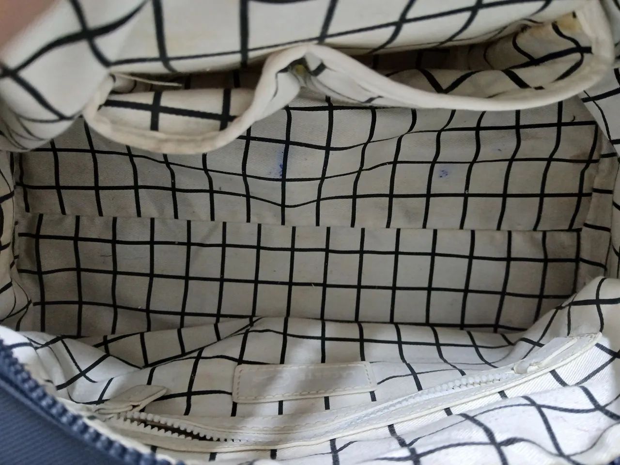 Bolsa Lacoste Feminina- Azul - Usada - Foto 5