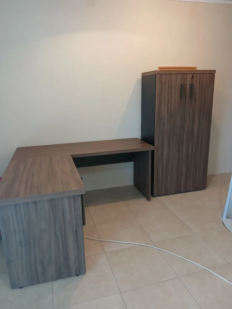Mesa e Armário de Escritório Marca Gebb Work (Semi Novos)
