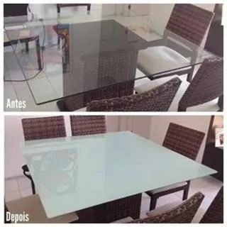 Envelopamento de mesa de vidro - Foto 2