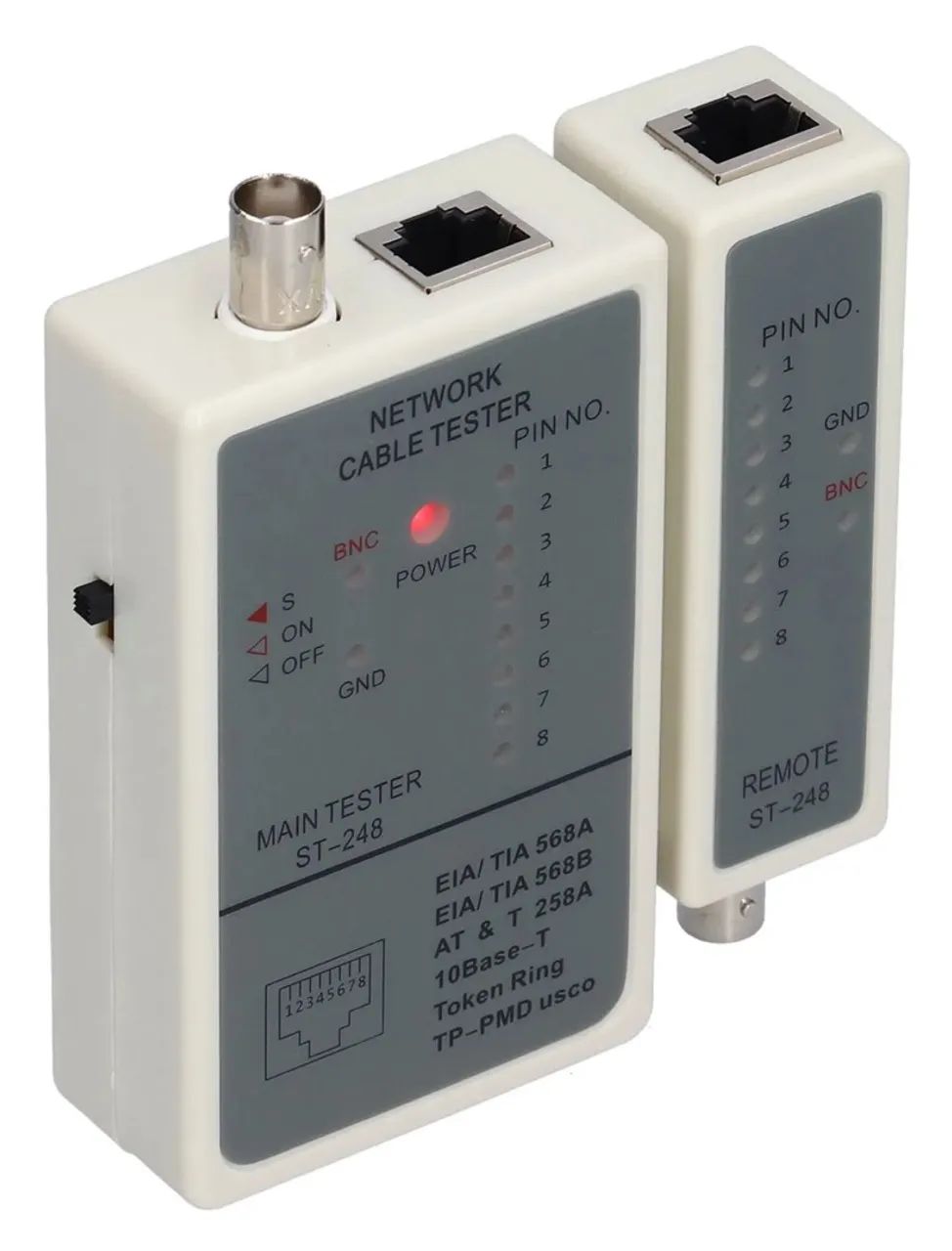 Testador de Cabo de Rede RJ45 BNC usado perfeito