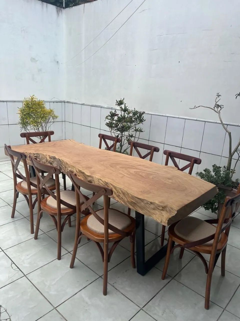 Mesa de jantar rústica - Foto 3