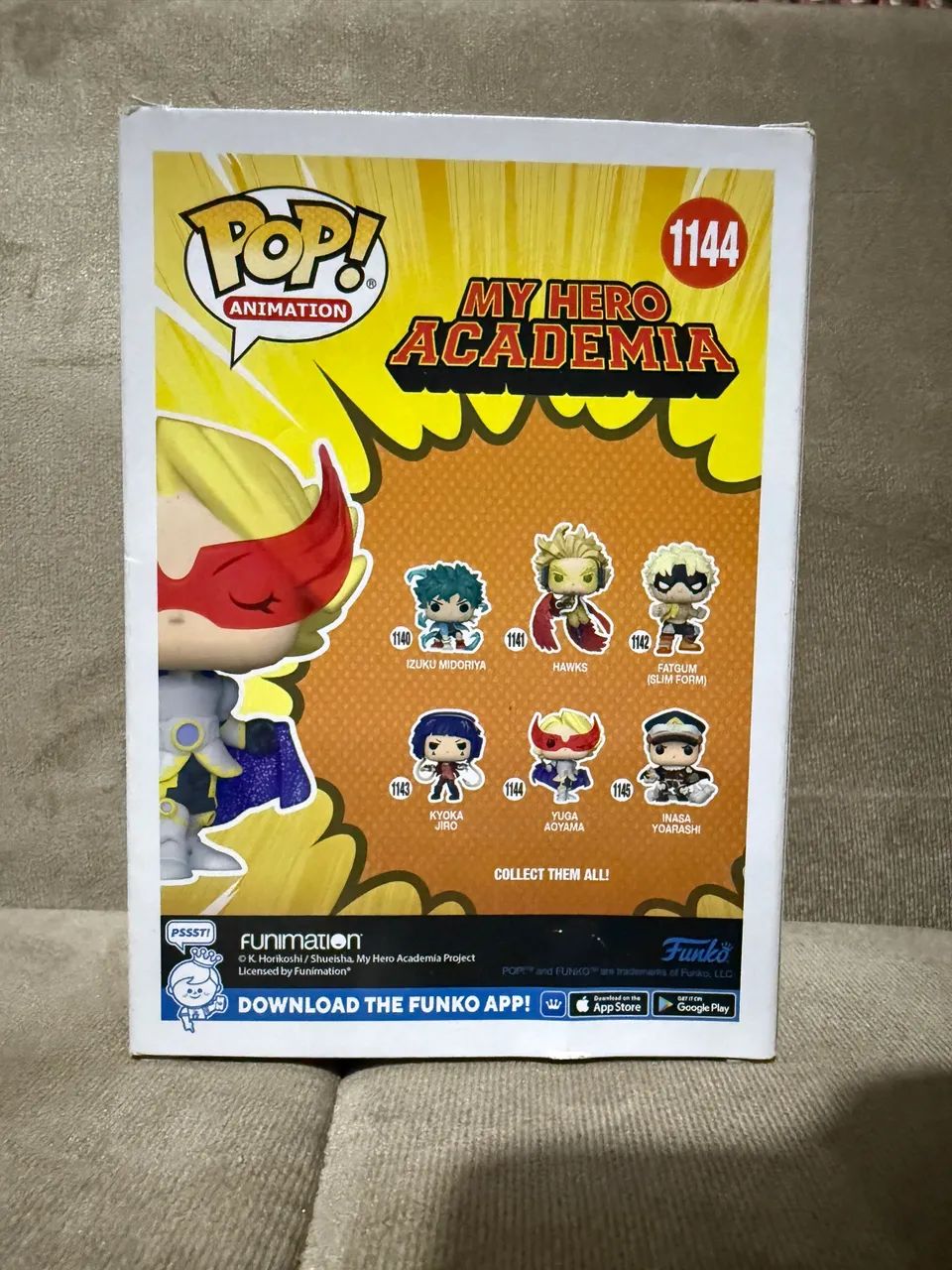 Boneco Funko pop Original, My Hero academia - yuga aoyama - Foto 3
