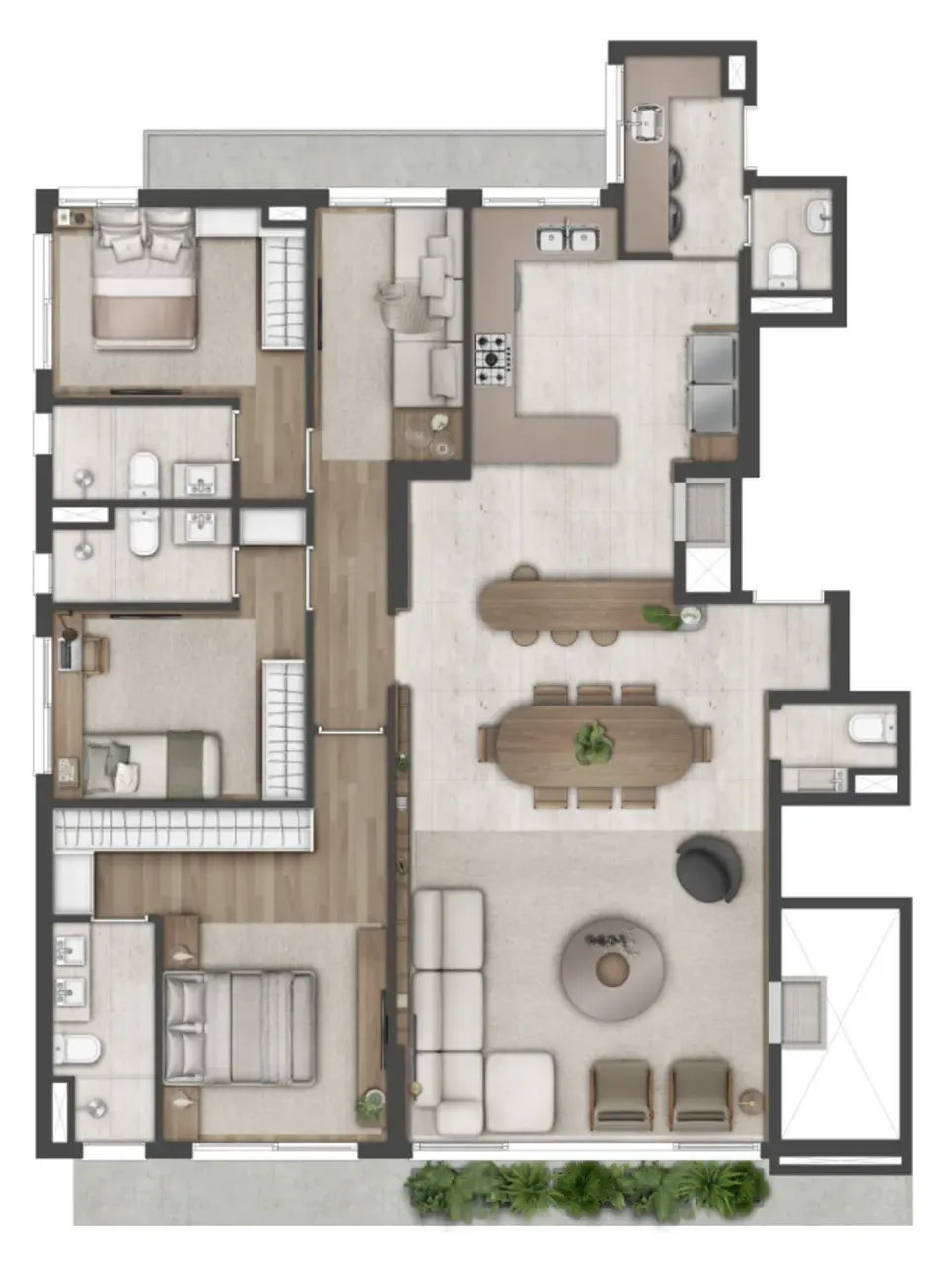 PLANTA 159m²
