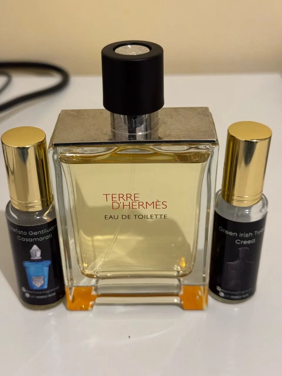 Terre D'hermès 100ml Tester Brinde Split Nicho