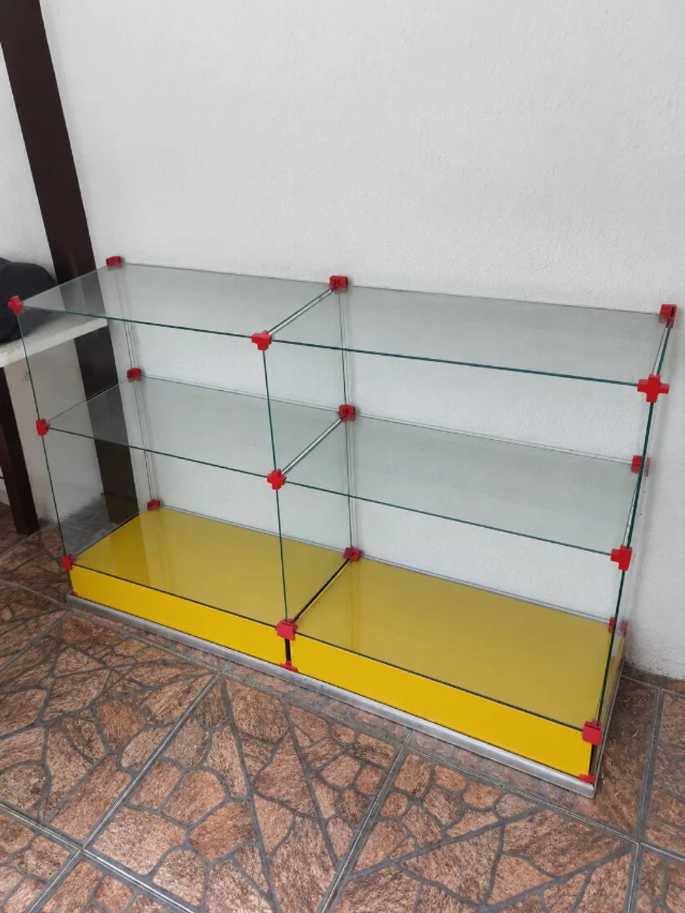 expositor/balcão de vidro