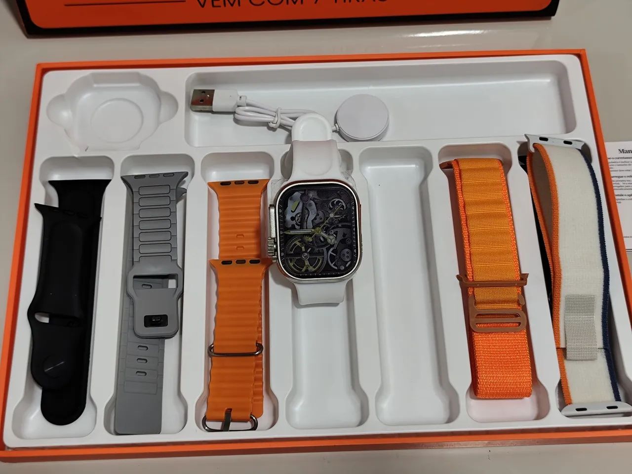Relógio smartwhatches com 7 pulseiras - Foto 2