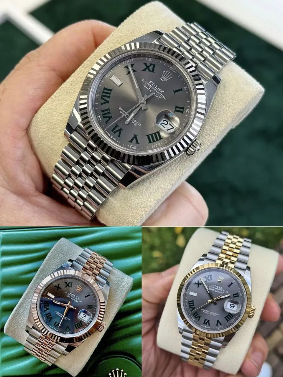 Rolex Datejust 41mm automático linha Premium+ Top de linha  - Foto 2