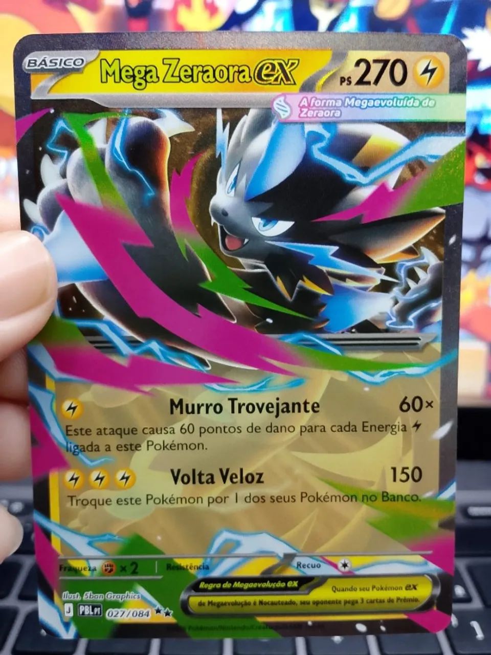 Carta Pokémon Mega Zeraora Ex