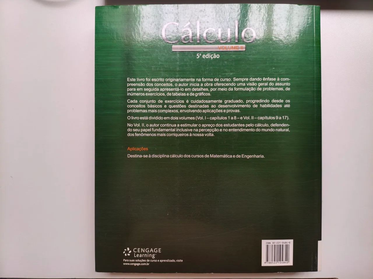 Livros: Cálculo Volumes 1 e 2 - James Stewart - Em estado de novo - Foto 3