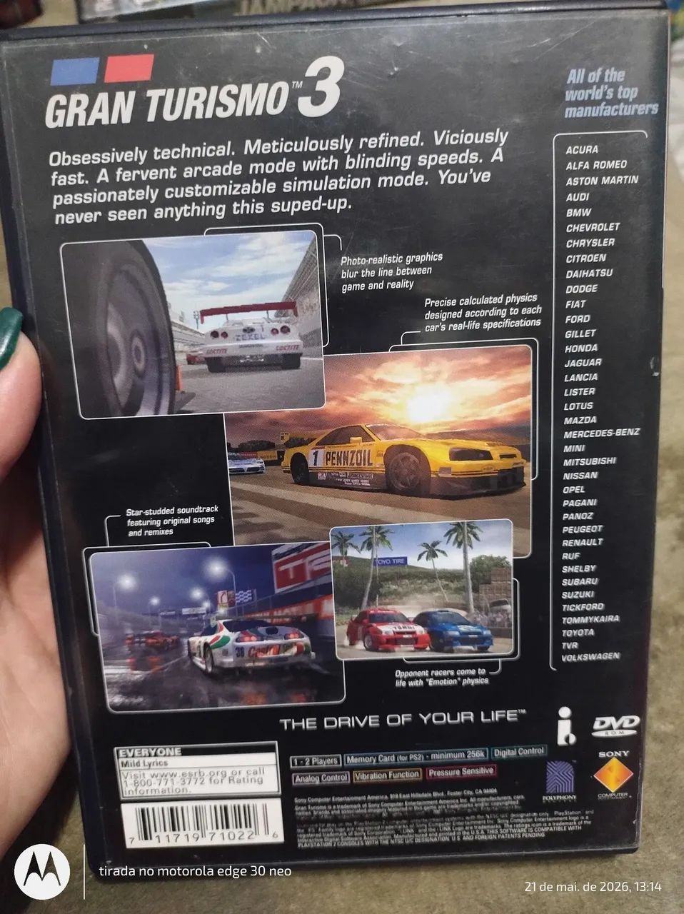 Gran turismo 3 A-spec original  - Foto 3