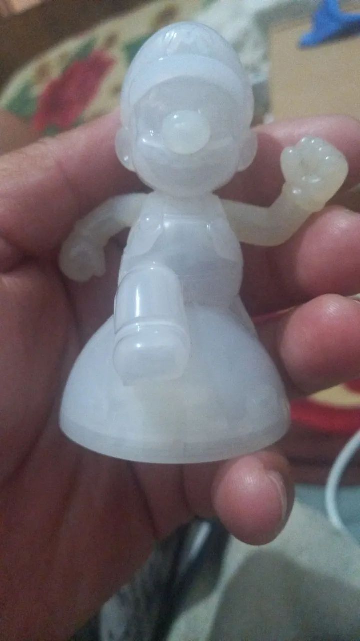 Boneco antigo do mario c/luzes 