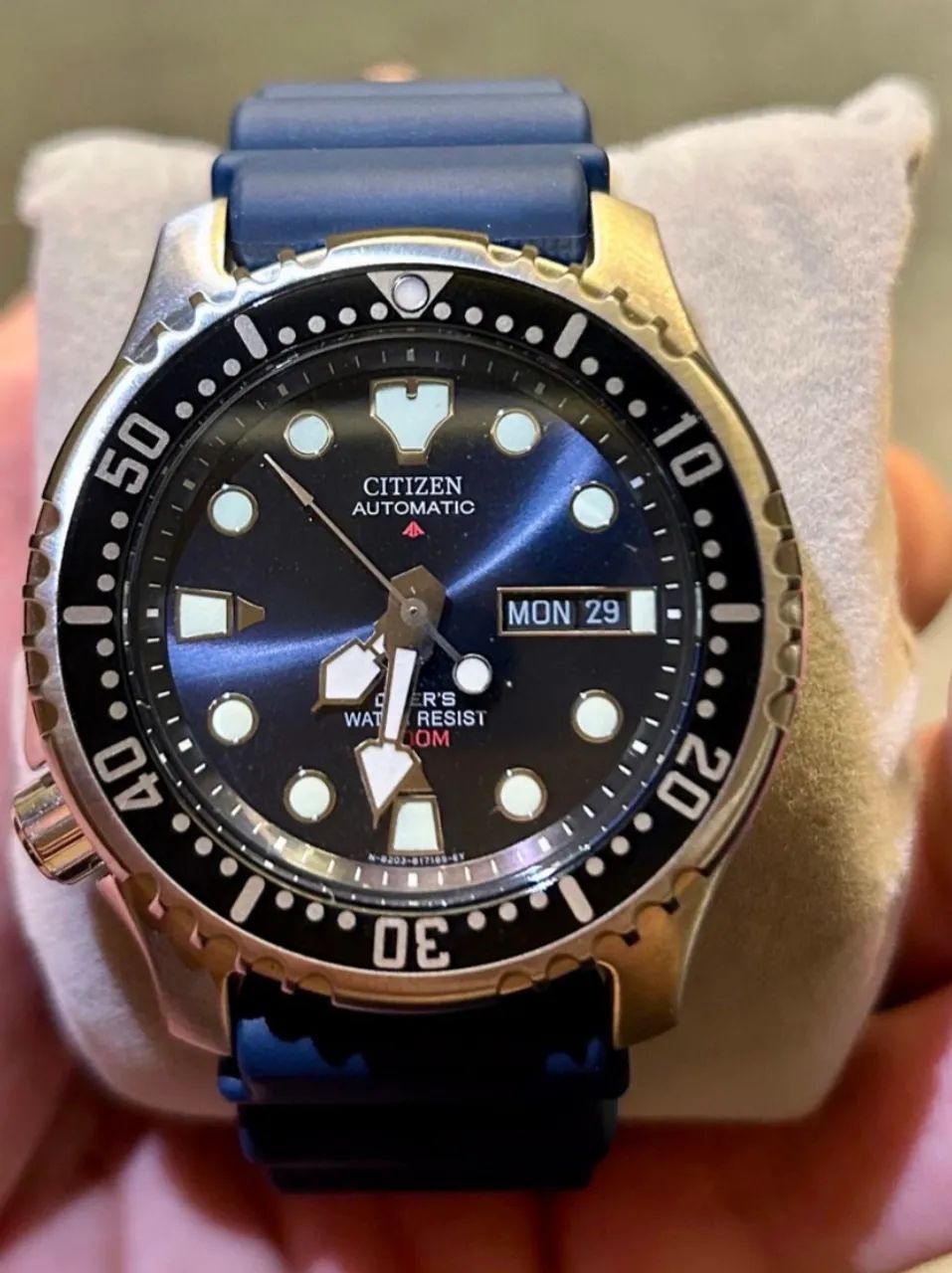 Relógio citizen promaster Marine diver AUTOMÁTICO - AZUL
