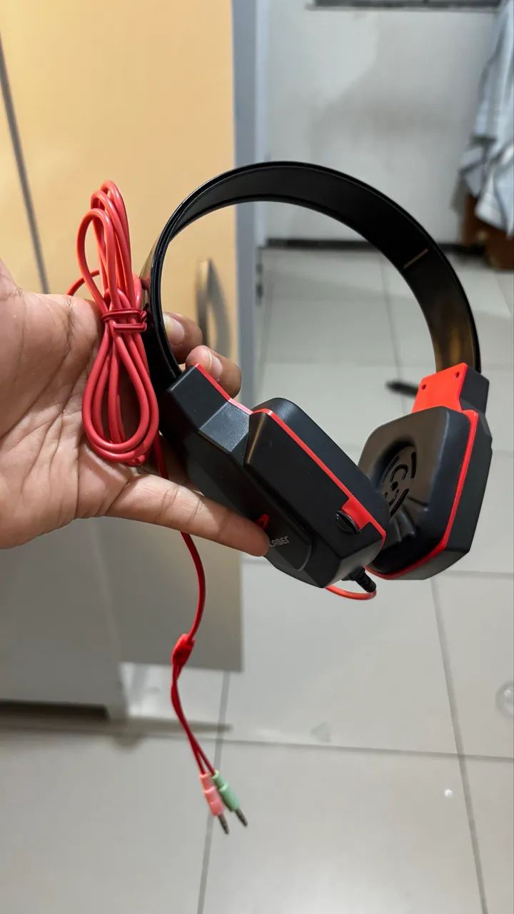 Headset Gamer P2 vermelho PH073 Multilaser - Foto 2